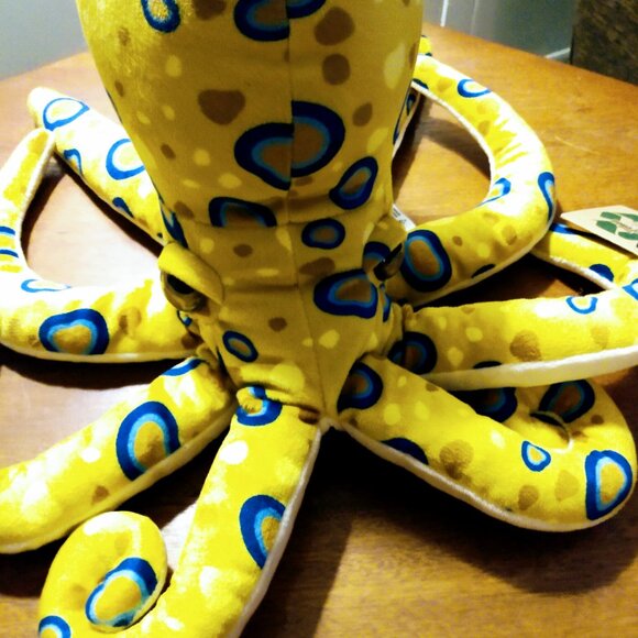 New Petting Zoo Yellow Ring Octopus stuffed toy New with tags - Picture 3 of 6